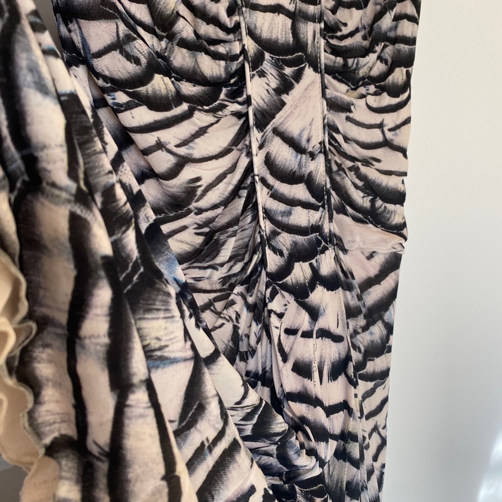 💯Authentic Roberto Cavalli Feather Cap Sleeve - Picture 9 of 12